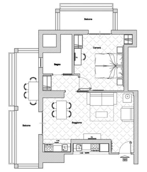 Residence Elisabetta 切塞纳蒂科 外观 照片